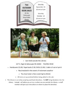 Outdoor Book Sale at the Library