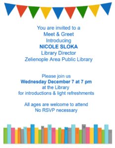 Meet and Greet with new Library Director!