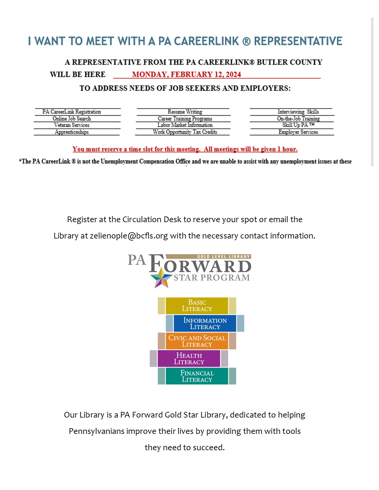 PA CareerLink Help for You!