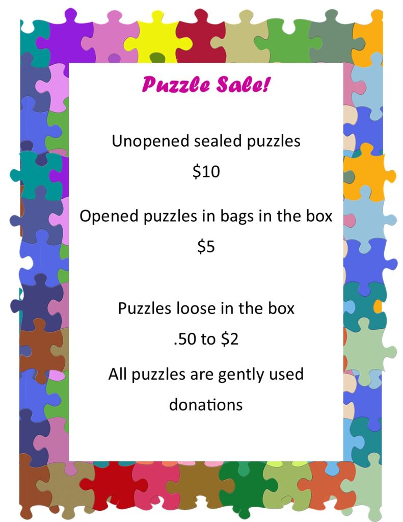 Puzzle Sale!