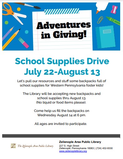 School Supplies Drive
