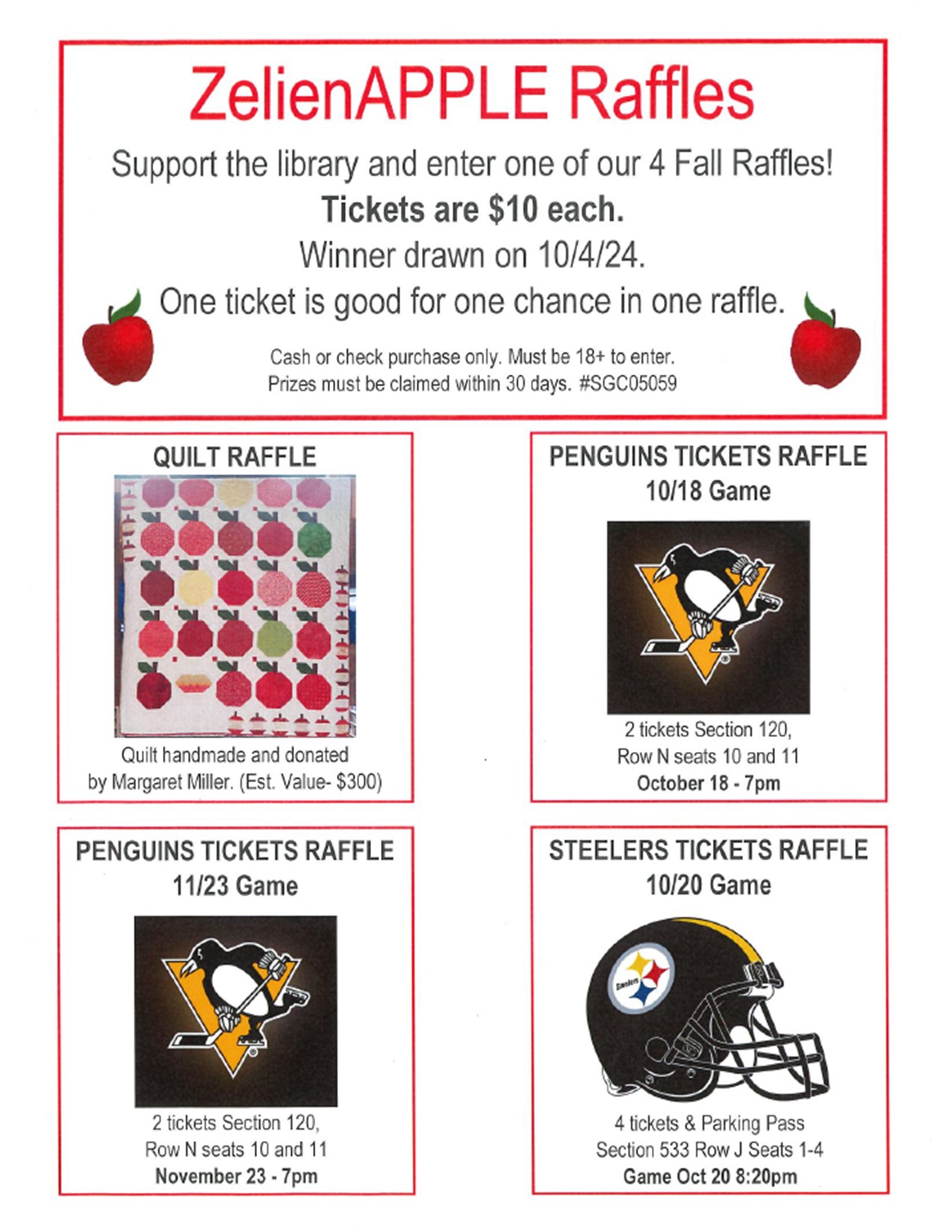 ZelienAPPLE Raffles!