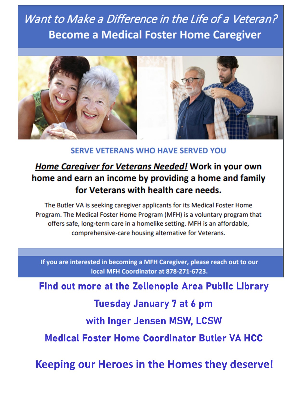 VA Medical Foster Care Program