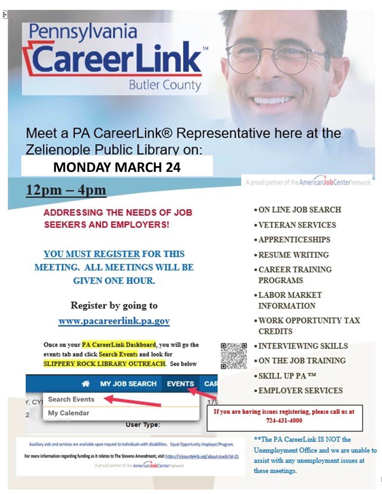 CareerLink Help at the Library!