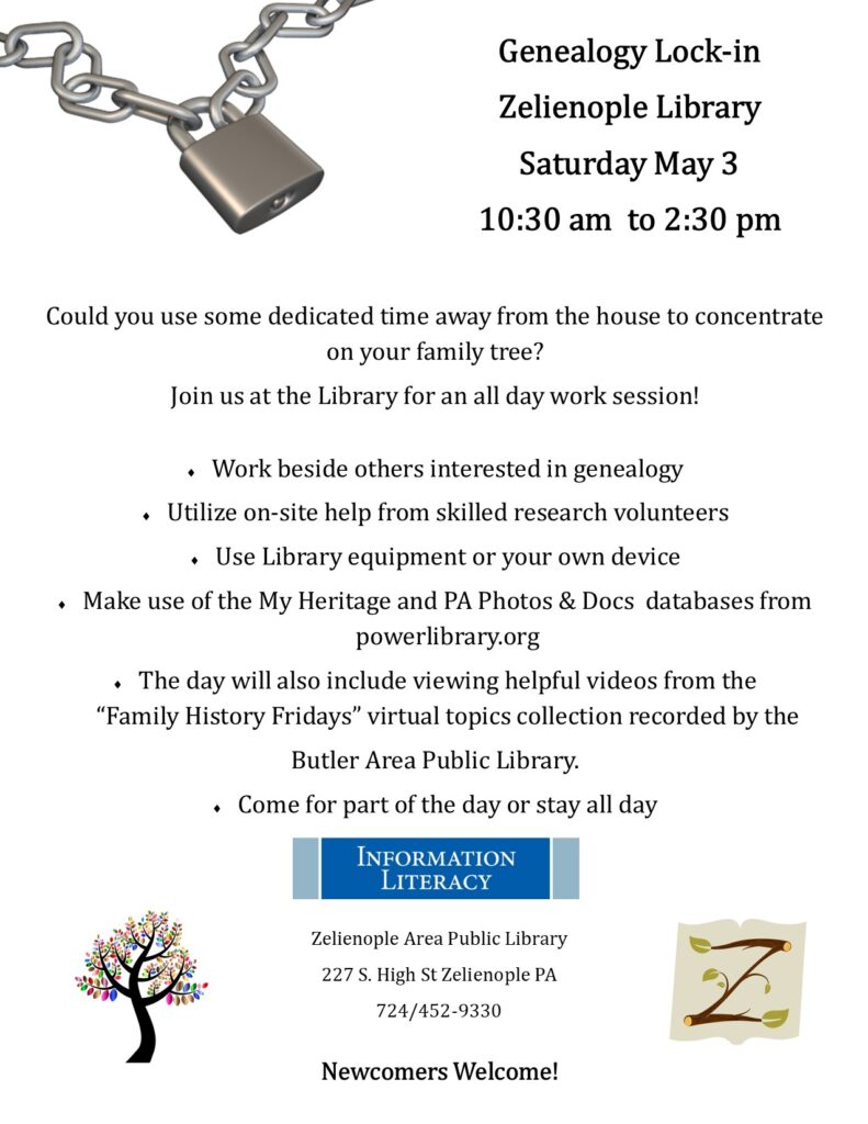 Genealogy Lock-in!