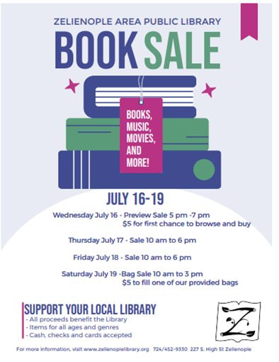 Used Book Sale Preview!