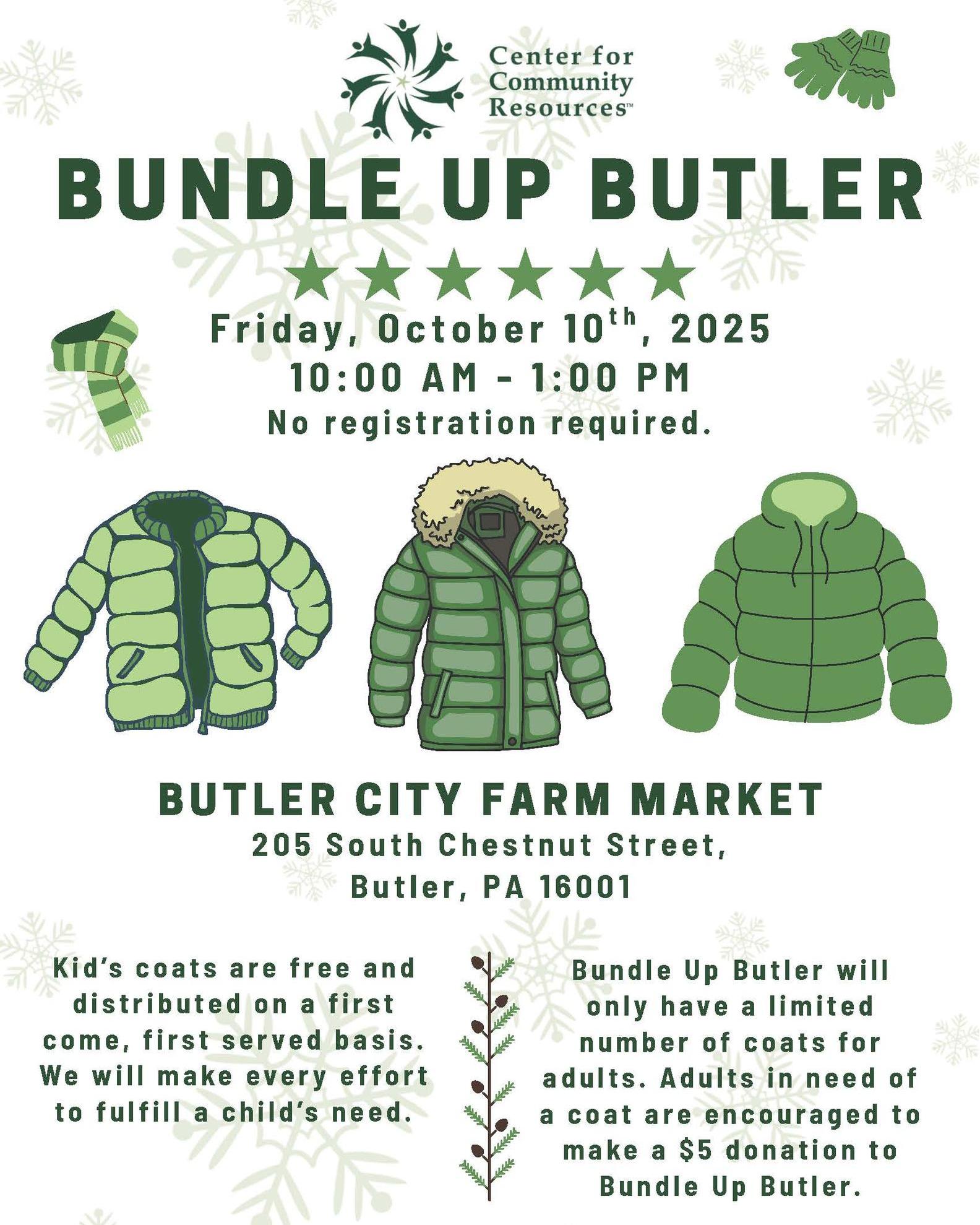 Bundle Up Butler Winter Clothing Collection