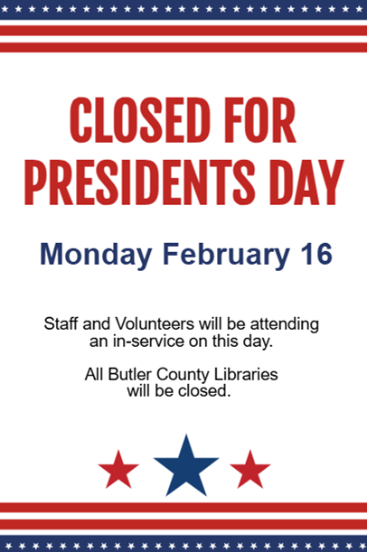 Closed for President's Day
