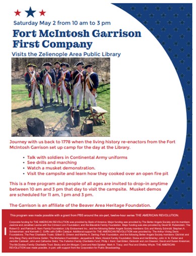 Fort McIntosh Garrison Encampment at the Library