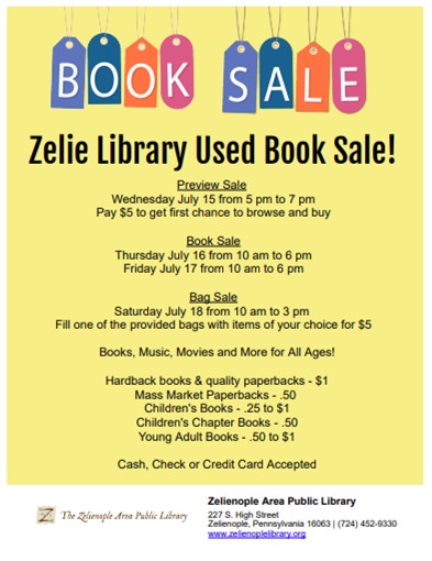 Used Book Sale Preview, 5 pm to 7 pm tonight!