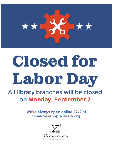 Closed for Labor Day