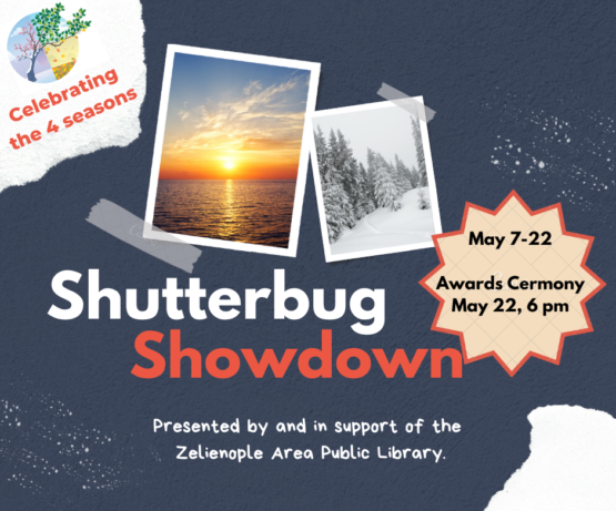 Zelienople Library Promotional poster for 